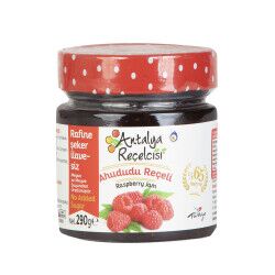 Antalya Reçelcisi Şeker İlavesiz Ahududu Reçeli 290 G 12li - Antalya Reçelcisi