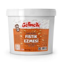 Gelincik Parçacıklı Şekerli Fıstık Ezmesi 5 Kg - Gelincik