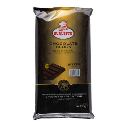 Ovalette %50 Bitter Kuvertür 2500 G - 1
