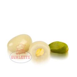 Ovalette Beyaz(Fildişi) Antepfıstıklı Draje 1 Kg - Katsan