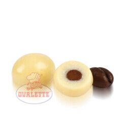 Ovalette Beyaz(Fildişi) Kahveli Draje 1 Kg - Katsan