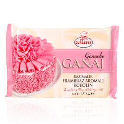 Ovalette Frambuaz Ganaj Kuvertür 1500 G - Katsan