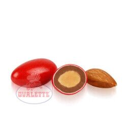 Ovalette Kırmızı Badem Draje 1 Kg - Katsan