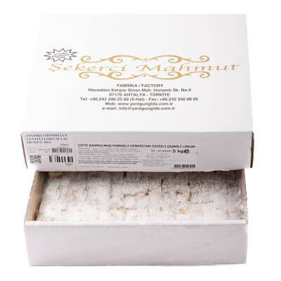 Şekerci Mahmut Fındıklı Çifte Kavrulmuş Lokum 5 Kg - 1