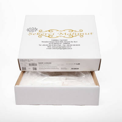 Şekerci Mahmut Sade Lokum 5 Kg - 1